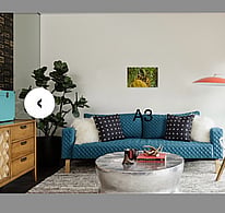 A3 landscape fine art photograph placed on the wall above the couch.