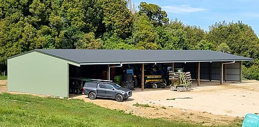 Large pole shed