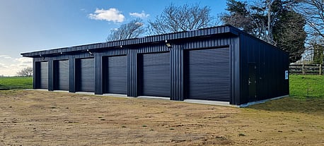 Monoslope shed