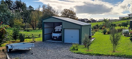 Camper van shed