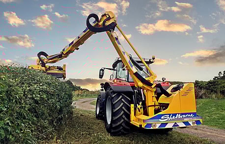 Shelbourne Reynolds - Muck-spreaders and hedge-trimmers.