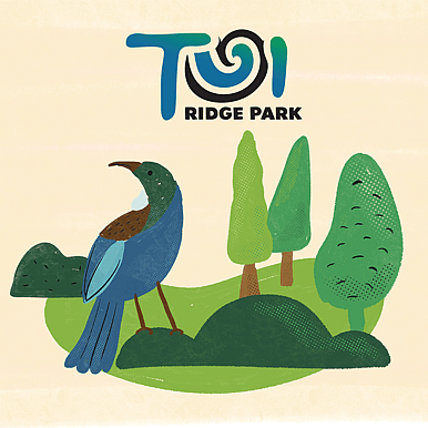 Tui Ridge Park Christian Camp | Custom illustration and design, Rotorua camp