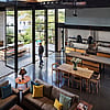 Birds eye view of kitchen