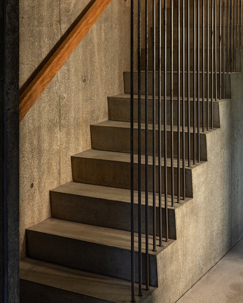 Concrete stairs