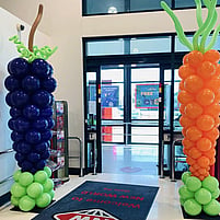 Balloon Decor, Balloon Columns, Fruit, New World, Gate Pa | Balloon Decor Tauranga