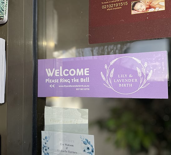 Vinyl Window Signs