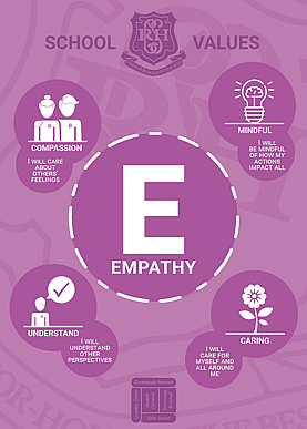 Empathy RCHS school value image.