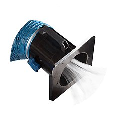 Fume Extractor arm, hood and fan (wall mounted)