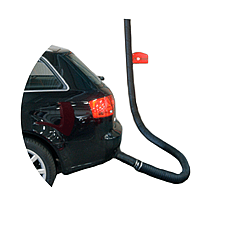 Aerservices vehicle exhaust APN wall mounted system