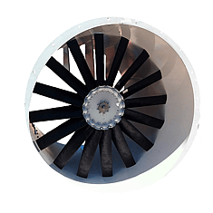large industrial fan for dust collection or fume extraction