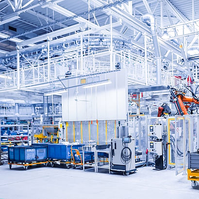 Image of an a Manufacturing Plant  where Industrial Fire Protection Systems are required - Holisitic Fire Services