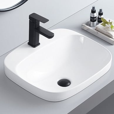 Inset Ceramic Bathroom Basin