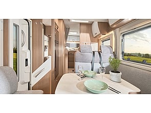 5 seats around the front table area