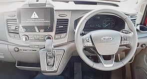 9 speed auto, with sat nav and cruise control, front cab air con