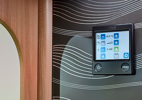 wet heating, the same as you have at home