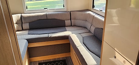 rear lounge, converts to king bed,                     or 2x singles, 7ft by 6ft