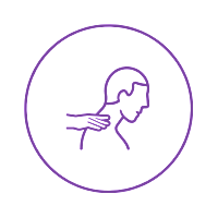 Icon of massage, entire health services
