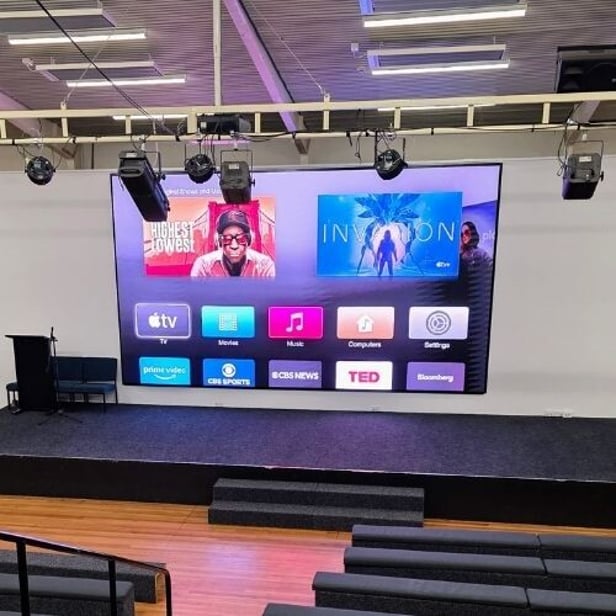 LED screen installed at Whakatane Intermediate School