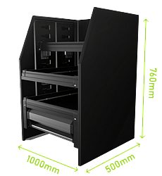MSXB-1000 - 1000 x 760 x 500mmADJUSTABLE SHELVING$949.00