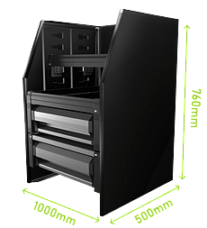 MSXC-1000 - 1000 x 760 x 500mmADJUSTABLE SHELVING$1,099.00