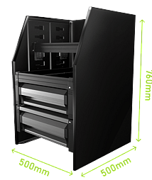 MSXC-500 - 500 x 760 x 500mmADJUSTABLE SHELVING$849.00