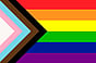 Progressive Pride ally flag