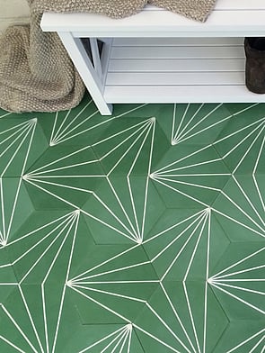 Green / White