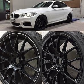 custom wheel colour change alloy mag wheel repair