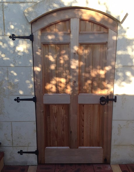 Cedar Door Installation