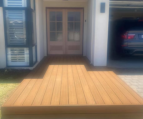 Newtechwood Decking, French Door Install