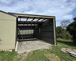 Caravan and campervan pole sheds and shelters canterbury