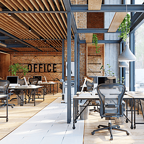 Office Fit Out timber and brick 