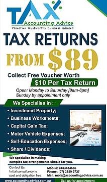 From $89 - $10 free food voucher