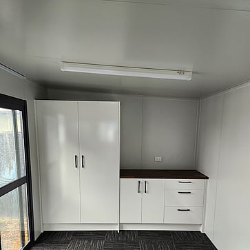 External Caravan Point on white 3.6m x 2.4m