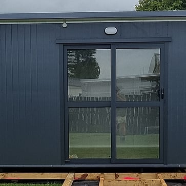3.6m x 2.4m Black Short End Ranchslider