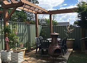 arbor timber pergola steel pergola get hammered builder carpenter narellan vale campbelltown oran park cobbitty