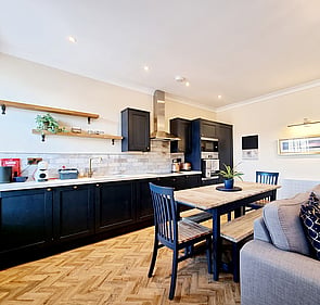 The Last Bank Kitchen / Dining Area