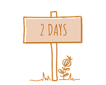 Under 3yrs - 2 days fee schedule Little Moa's