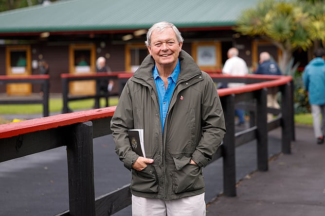 William Haggas at the New Zealand Bloodstock National Yearling Sales at Karaka - Photo: Angelique Bridson