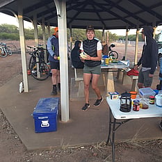 Remote camp kitchen