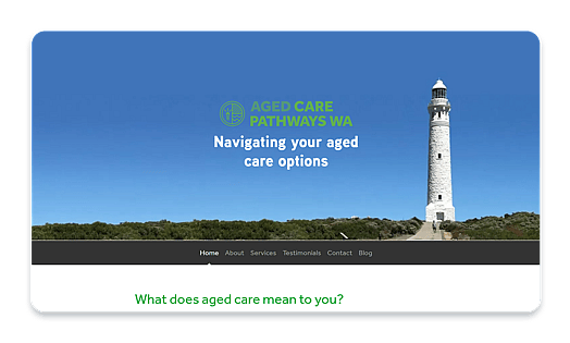 Care Pathways WA website home page