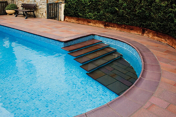 NEW STEPS - INDOOR AND OUTDOOR - POOLS | Middle Earth Tiles