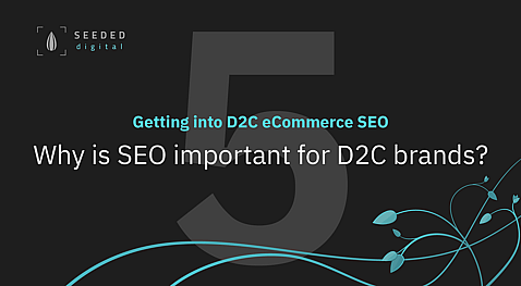 Episode 5 - Why is SEO important for D2C brands? - Getting into D2C eCommerce SEO video series