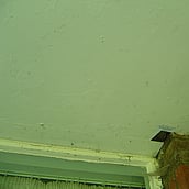 Asbestos cement canopy ceiling