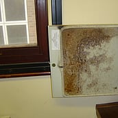 Asbestos rope gasket