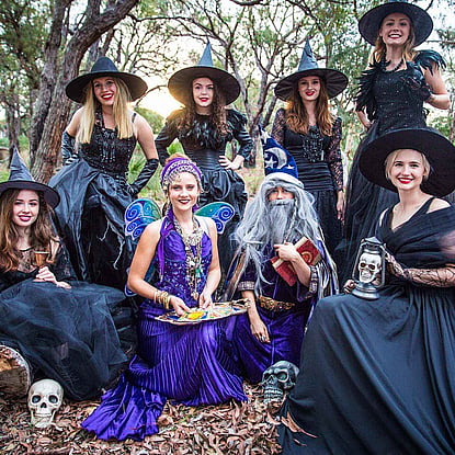Witches and Purple Fairy
