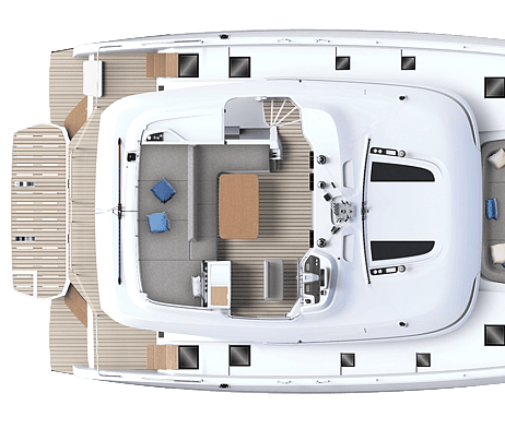 Catamaran layout