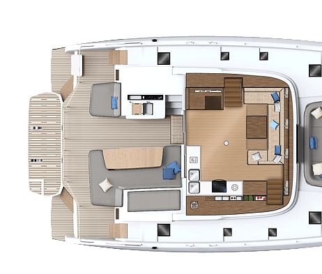 Catamaran layout