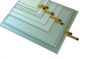 8 resistive touchscreens stacked on top of each other