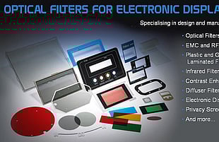Various examples of optical filters and display windows